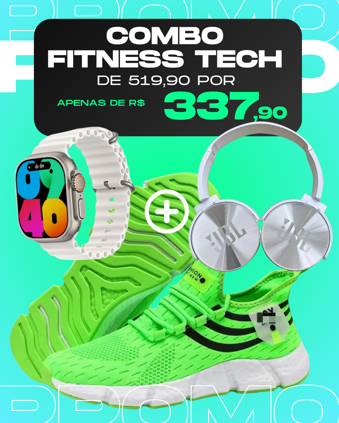Combo Fitness Tech 3 em 1