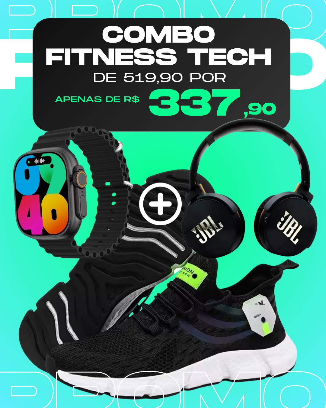 Combo Fitness Tech 3 em 1