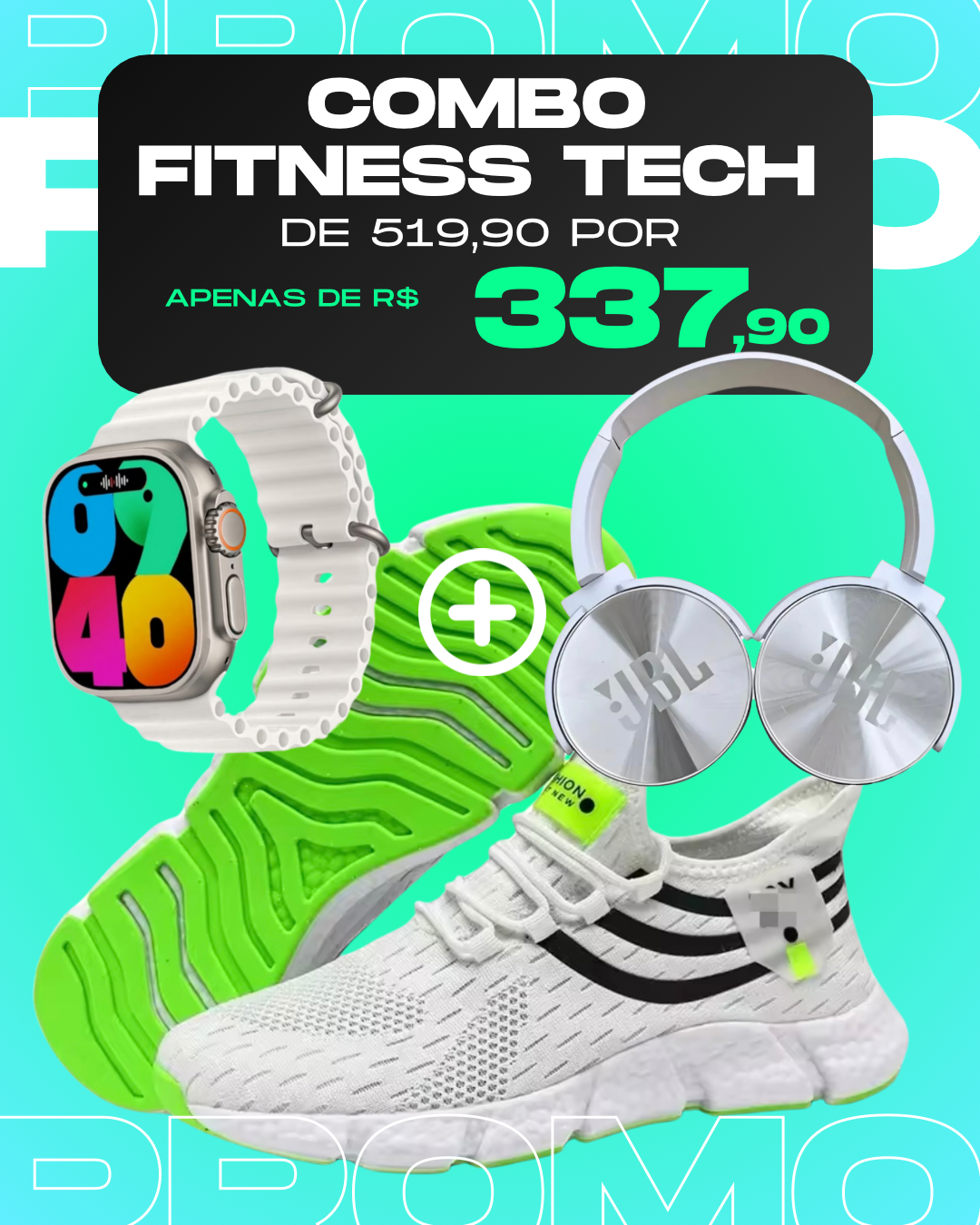 Combo Fitness Tech 3 em 1