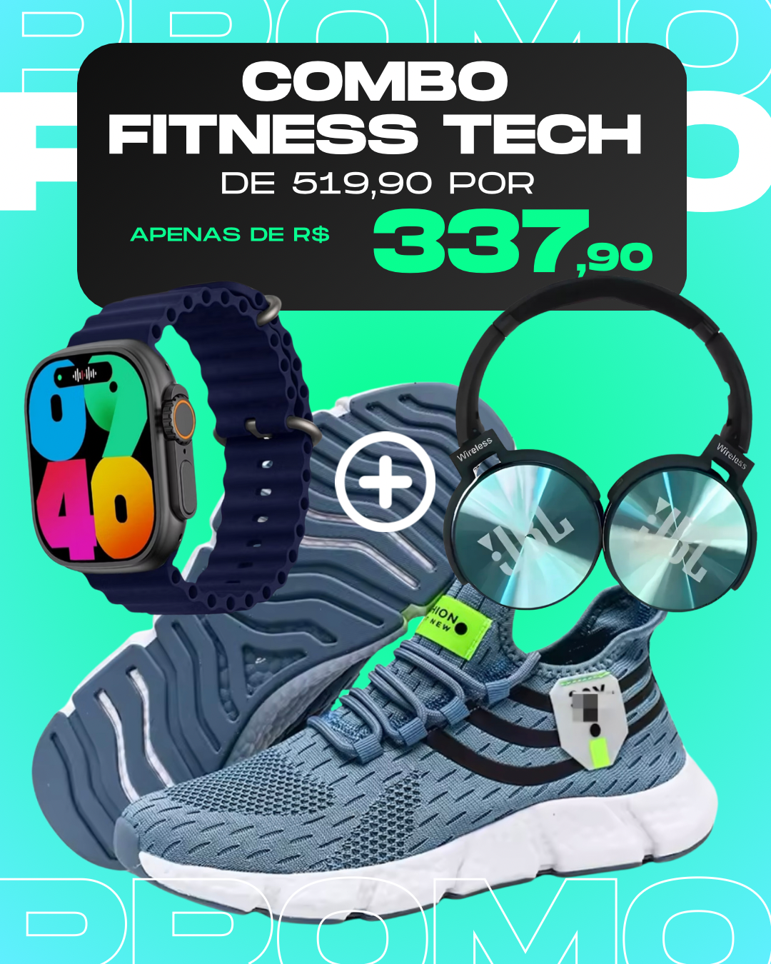 Combo Fitness Tech 3 em 1